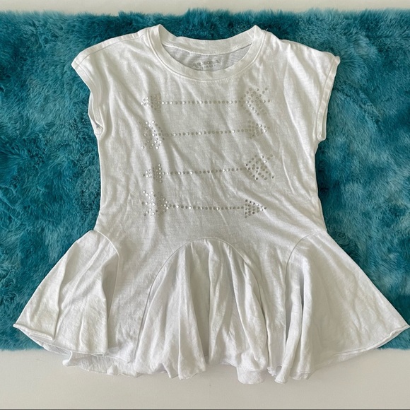 Arizona Girls Peplum Tee Size XL 6X - Picture 1 of 7